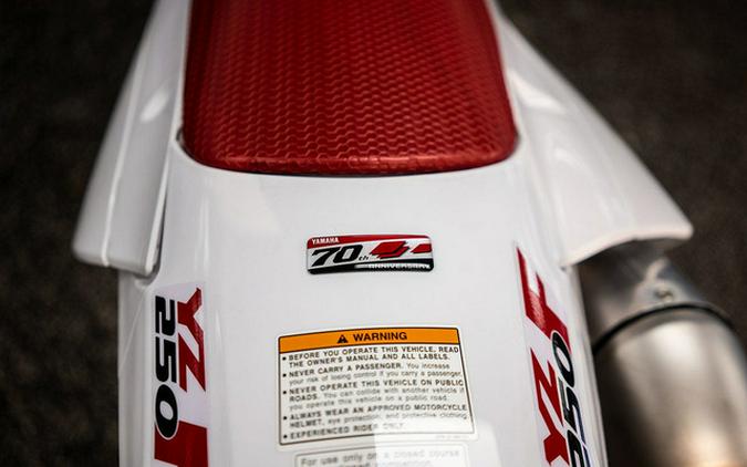 2026 Yamaha YZ 250 70th Anniversary Edition
