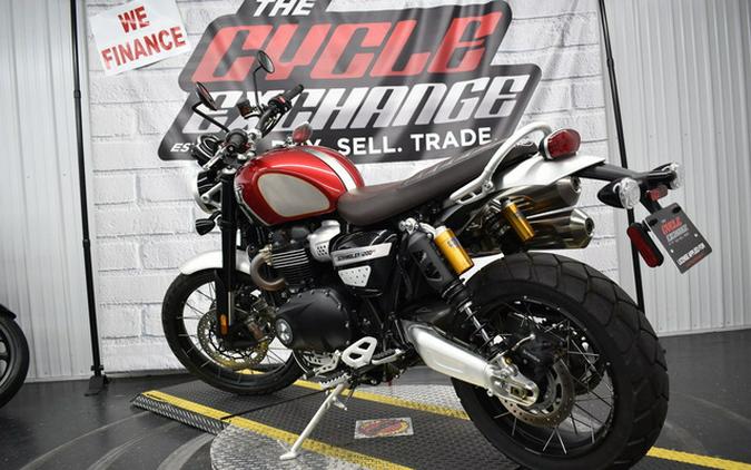 2022 Triumph Scrambler 1200 XC Gold Line Carnival RedStorm Grey