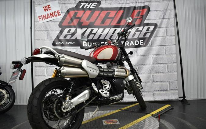 2022 Triumph Scrambler 1200 XC Gold Line Carnival RedStorm Grey