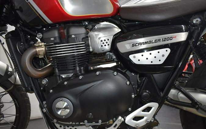 2022 Triumph Scrambler 1200 XC Gold Line Carnival RedStorm Grey