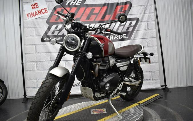 2022 Triumph Scrambler 1200 XC Gold Line Carnival RedStorm Grey