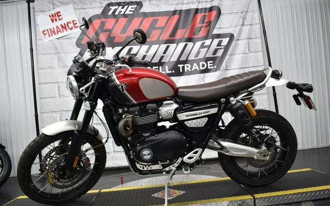 2022 Triumph Scrambler 1200 XC Gold Line Carnival RedStorm Grey