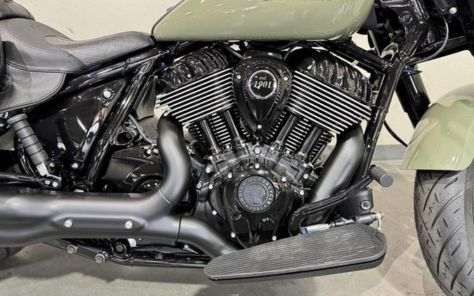 2025 Indian Super Chief Dark Horse Moss Green