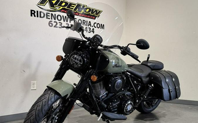 2025 Indian Super Chief Dark Horse Moss Green