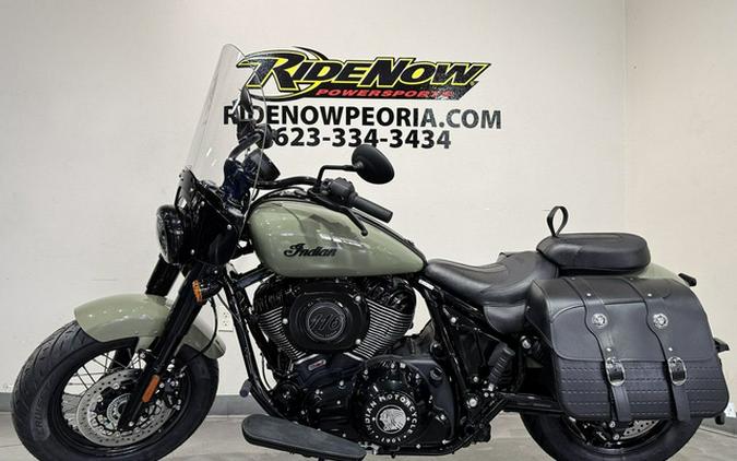 2025 Indian Super Chief Dark Horse Moss Green