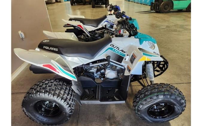 2025 Polaris Industries Outlaw 110 EFI - White / Green