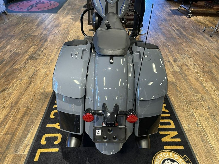 2024 Indian Motorcycle® Chieftain® Dark Horse® w/Powerband Audio Pkg Icon Stealth Gray Azure