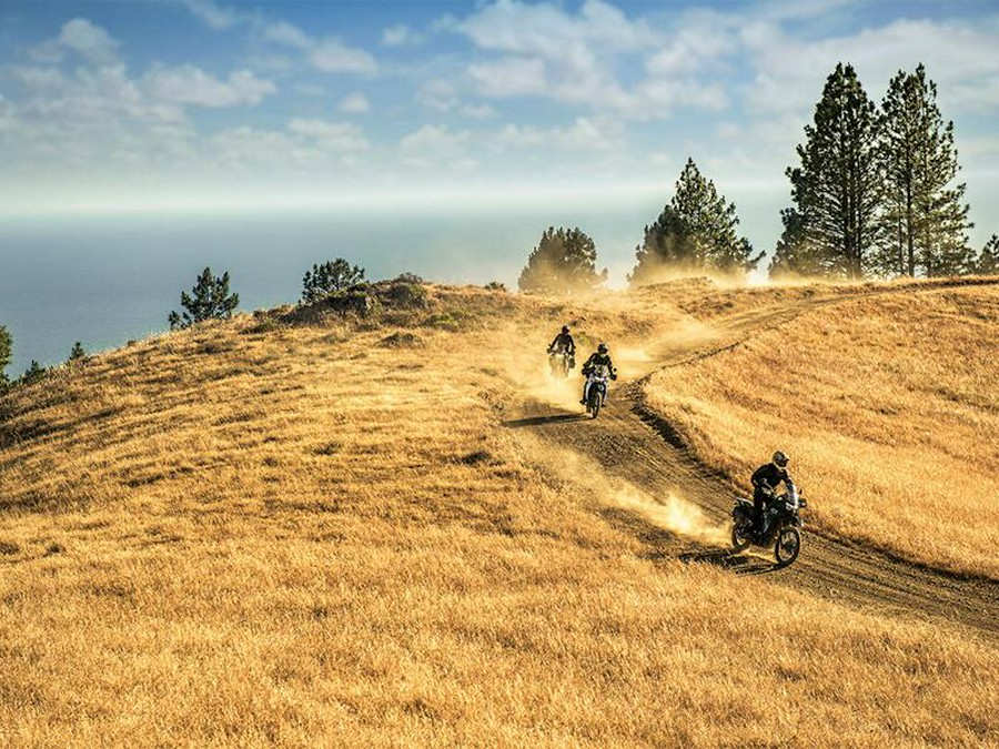 2025 Kawasaki KLR®650 S Metallic Matte Old School Green