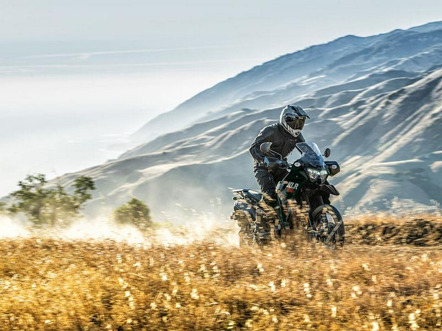 2025 Kawasaki KLR®650 S Metallic Matte Old School Green