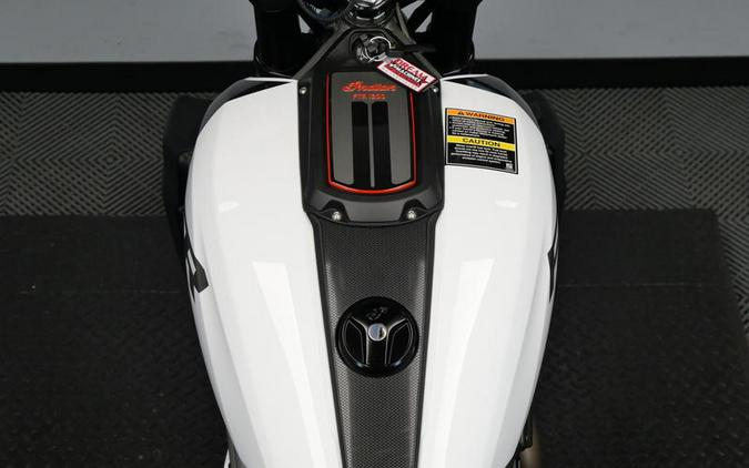 2023 Indian Motorcycle® FTR Sport White Lightning/Indy Red