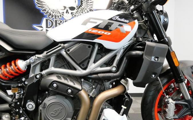 2023 Indian Motorcycle® FTR Sport White Lightning/Indy Red