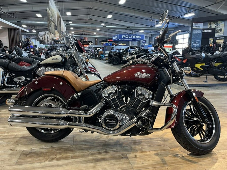 2022 Indian Scout ABS Maroon Metallic