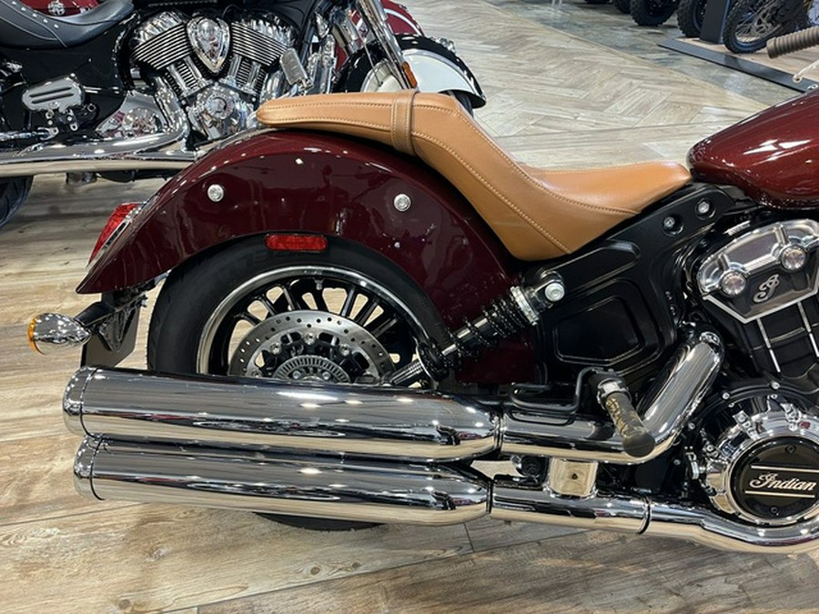 2022 Indian Scout ABS Maroon Metallic