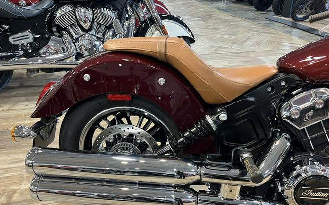2022 Indian Scout ABS Maroon Metallic