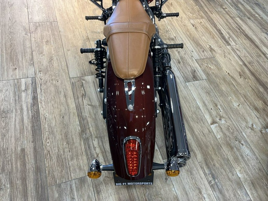 2022 Indian Scout ABS Maroon Metallic