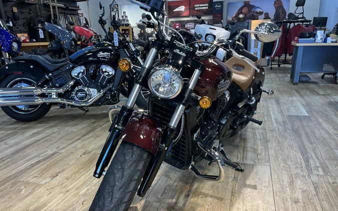 2022 Indian Scout ABS Maroon Metallic