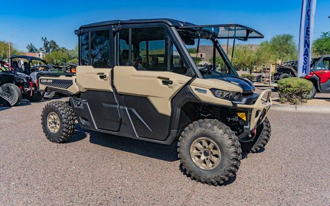 2025 Can-Am Defender MAX Limited HD10 Desert Tan & Stealth Bla
