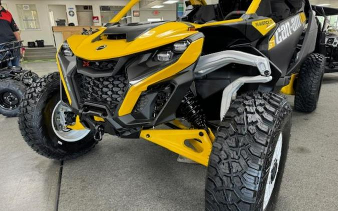 2024 Can-Am® Maverick R X RS with Smart-Shox Carbon Black & Neo Yellow