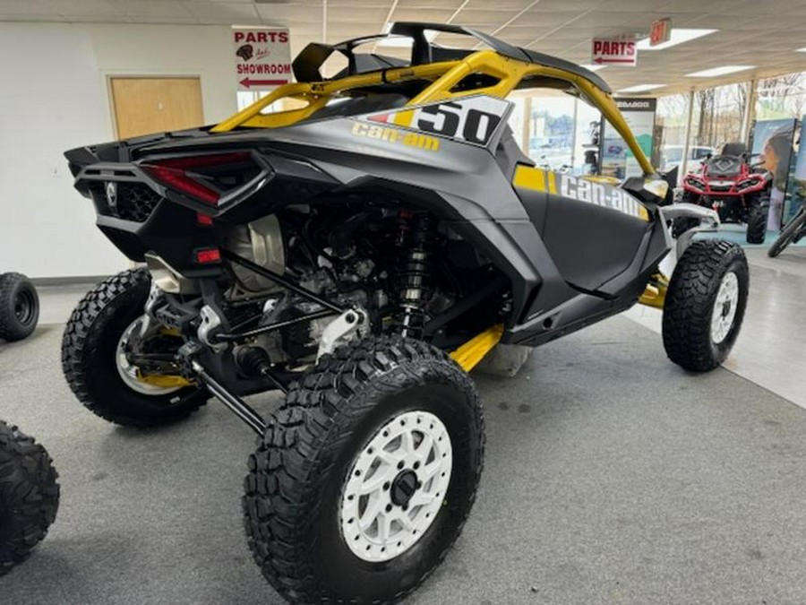 2024 Can-Am® Maverick R X RS with Smart-Shox Carbon Black & Neo Yellow