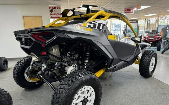 2024 Can-Am® Maverick R X RS with Smart-Shox Carbon Black & Neo Yellow