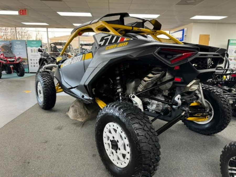 2024 Can-Am® Maverick R X RS with Smart-Shox Carbon Black & Neo Yellow