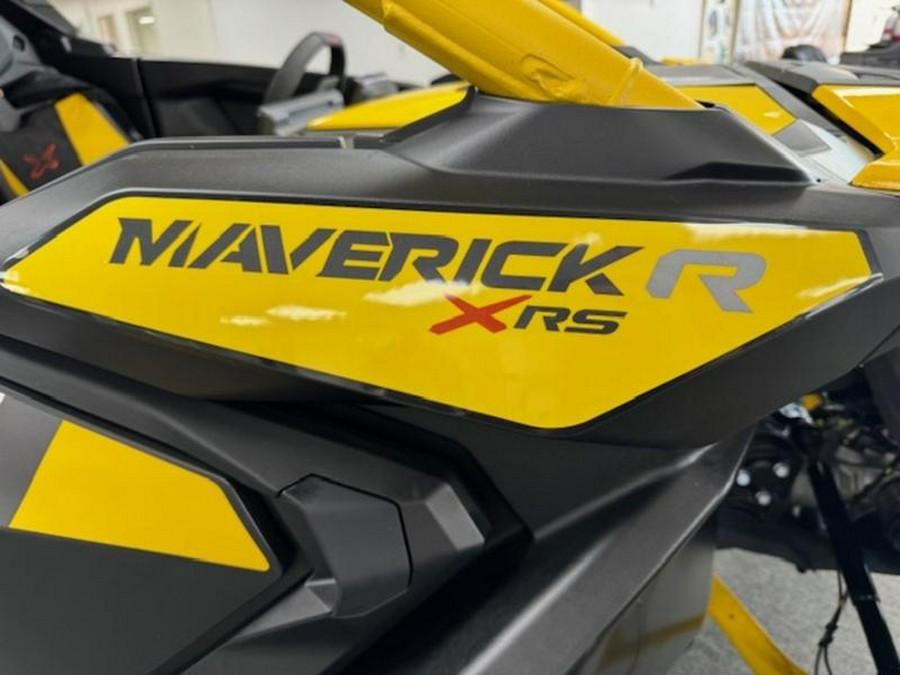 2024 Can-Am® Maverick R X RS with Smart-Shox Carbon Black & Neo Yellow