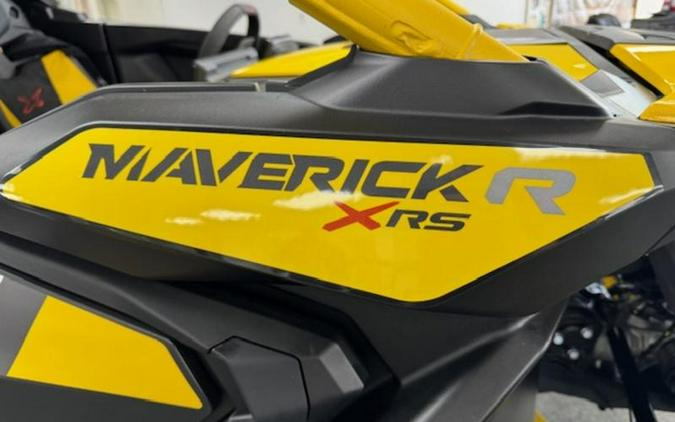 2024 Can-Am® Maverick R X RS with Smart-Shox Carbon Black & Neo Yellow