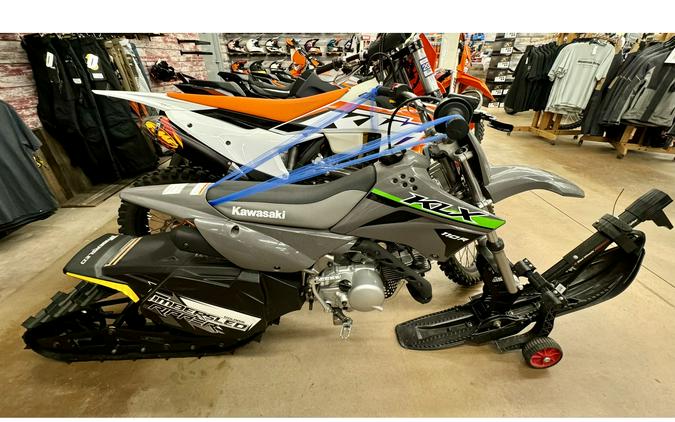 2024 Kawasaki KLX 110 Snowbike with Motorcycle Components