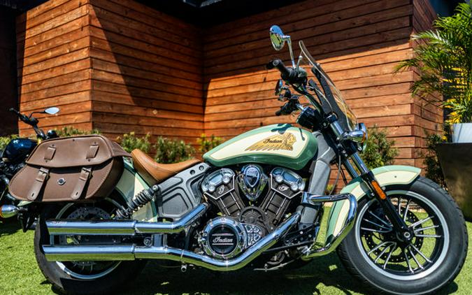 2019 Indian SCOUT ABS, WILLOW GREEN/IVORY CREAM