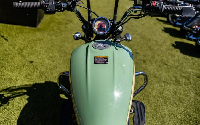 2019 Indian SCOUT ABS, WILLOW GREEN/IVORY CREAM