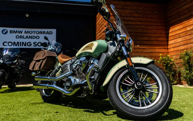 2019 Indian SCOUT ABS, WILLOW GREEN/IVORY CREAM