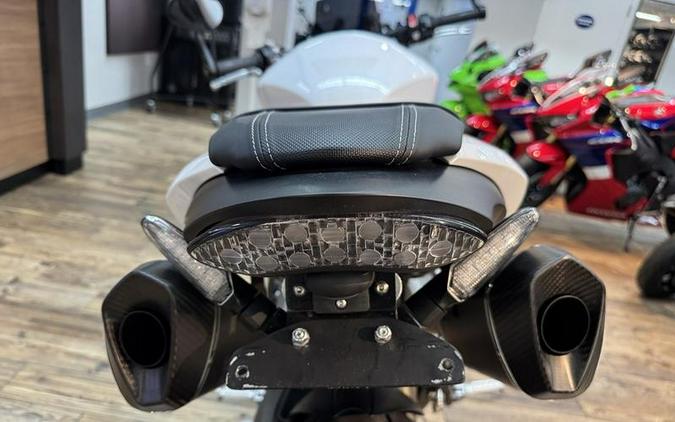 2019 Triumph Speed Triple RS Crystal White Metallic