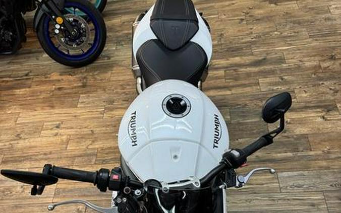 2019 Triumph Speed Triple RS Crystal White Metallic