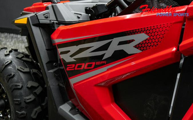 2026 POLARIS RZR 200 EFI INDY RED