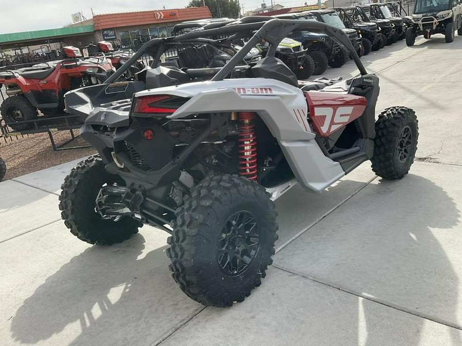 2024 Can-Am® Maverick X3 DS Turbo Fiery Red & Hyper Silver