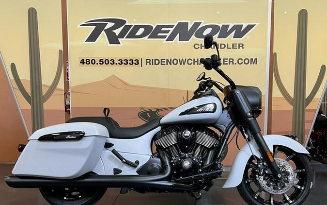 2026 Indian Springfield Dark Horse Ghost White Metallic Smoke