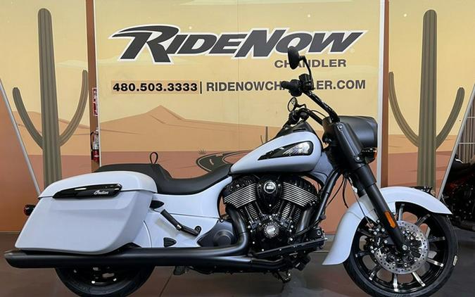 2026 Indian Springfield Dark Horse Ghost White Metallic Smoke