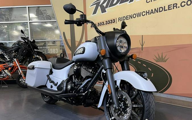 2026 Indian Springfield Dark Horse Ghost White Metallic Smoke