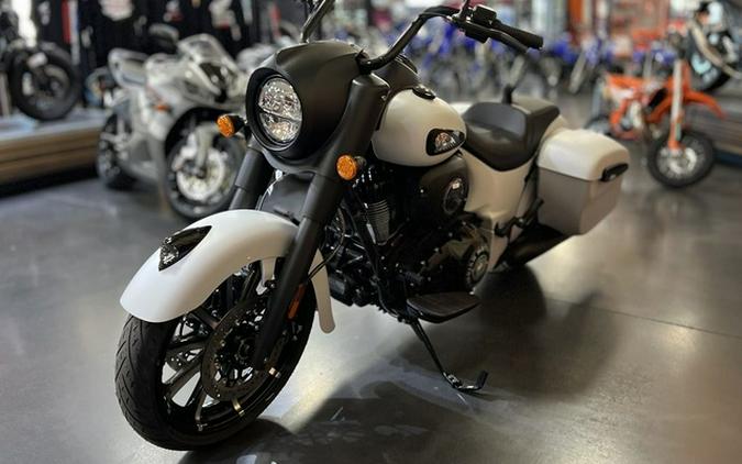 2026 Indian Springfield Dark Horse Ghost White Metallic Smoke