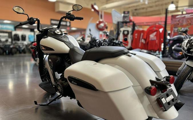 2026 Indian Springfield Dark Horse Ghost White Metallic Smoke