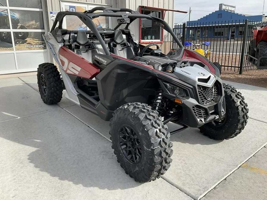 2024 Can-Am® Maverick X3 DS Turbo Fiery Red & Hyper Silver