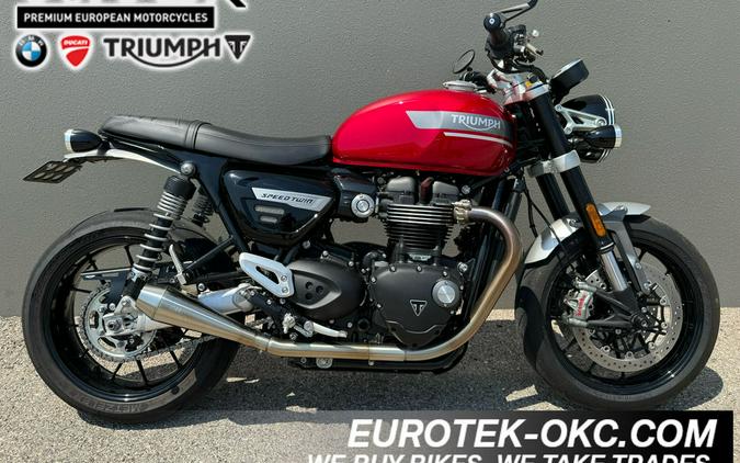 2022 Triumph Speed Twin Red Hopper