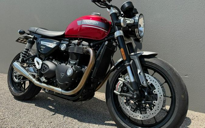 2022 Triumph Speed Twin Red Hopper