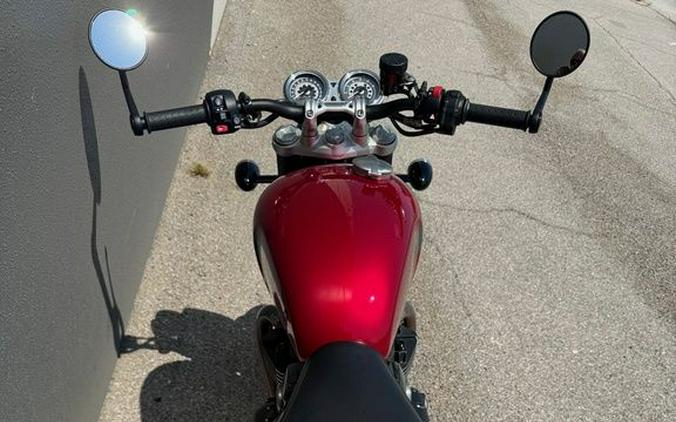 2022 Triumph Speed Twin Red Hopper