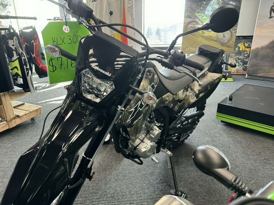 2026 Kawasaki KLX300 Cypher Camo Beige