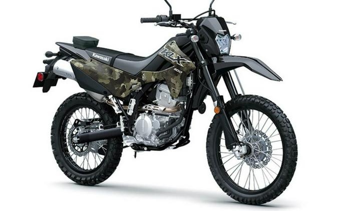 2026 Kawasaki KLX300 Cypher Camo Beige