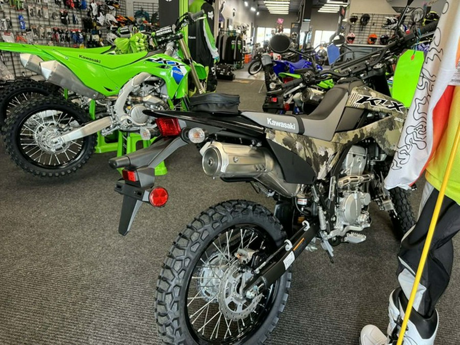 2026 Kawasaki KLX300 Cypher Camo Beige