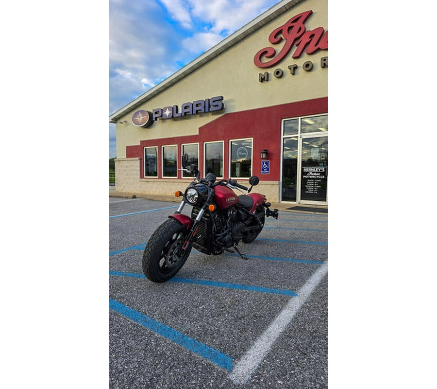 2025 Indian Motorcycle® Scout® Bobber Limited +Tech Sunset Red Smoke