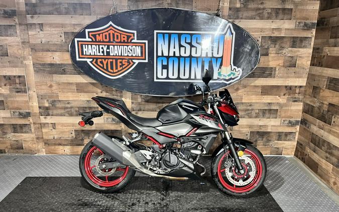 2024 Kawasaki Z500 SE ABS Candy Persimmon Red/Metallic Flat Spark Black/Metallic Matte Graphenesteel