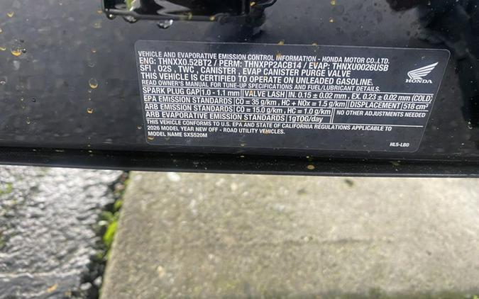 2026 Honda Pioneer 520